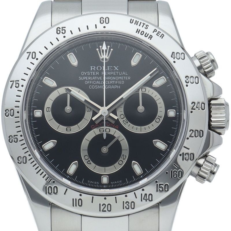 Rolex Cosmograph Daytona Watch Box SS Black Polished Beauty