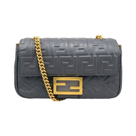 Fendi Shoulder Bag Baguette Chain Bag 8br793 AH9C F1iv7 Nappa Leather FF Logo