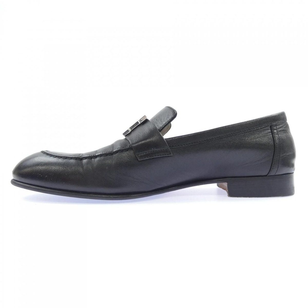 Hermes Paris Shoes Loafers Black — view 2