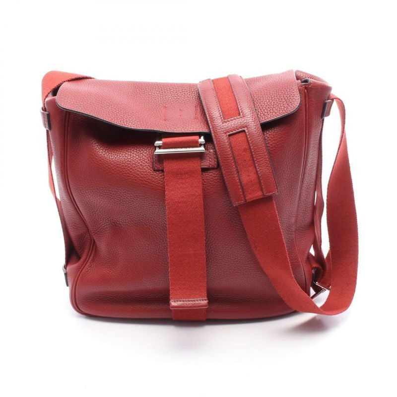 Hermes Shoulder Bag Tibetan Vertical MM Rouge Garance Other