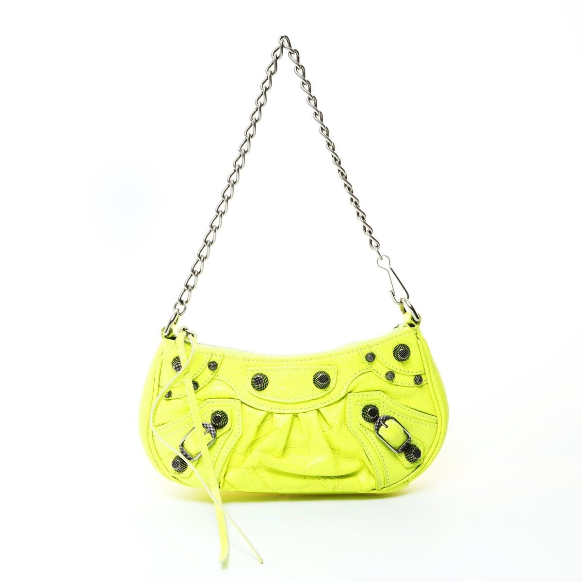 Balenciaga Shoulder Bag le Cagole Mini Giant Leather Chain