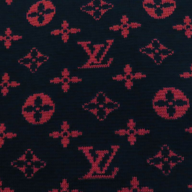 Louis Vuitton 20AW Jacquard Sleeveless Mini Dress In Monogram Dress Black Red