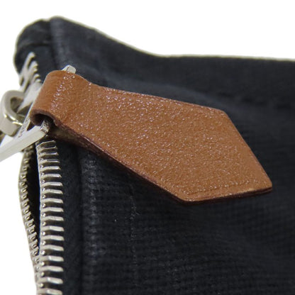 Hermes Logo Accessory Pouch Cotton Ladies