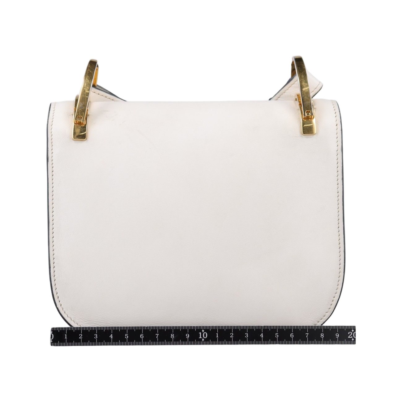 Prada Pioneer White Leather 25 Messenger Bag — view 2