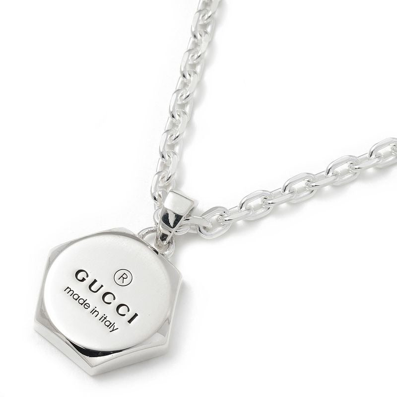 Gucci Necklace Trademark Silver