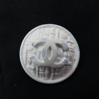 CHANEL Vintage 07P P31042v20717 Coco Mark Button Jacket With 4 Pockets Black