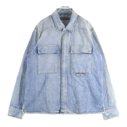 Louis Vuitton Oversize Denim Long Sleeve Shirt Indigo