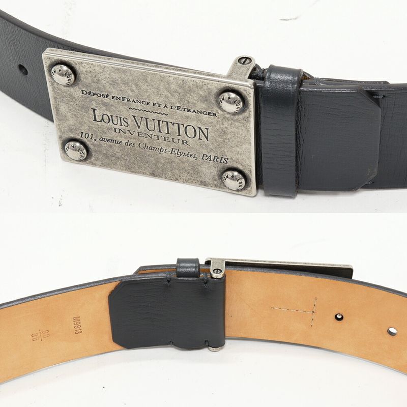 Louis Vuitton Belt Ardoise Santure Avventeur M9813u