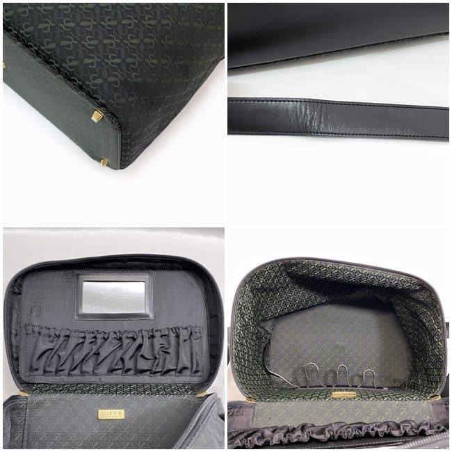 Loewe 2-Way Shoulder Bag Black Green