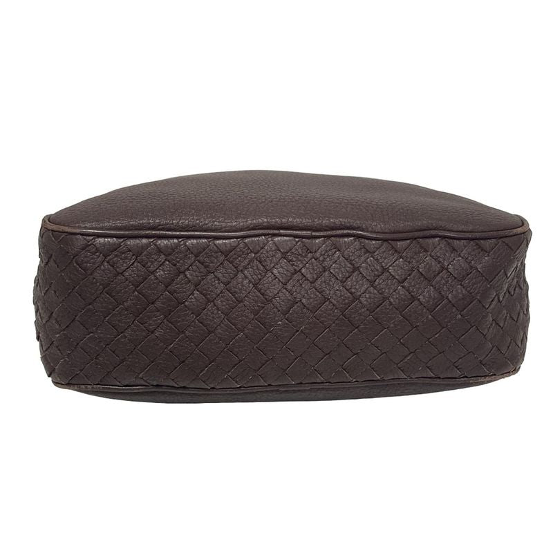 Bottega Veneta Shoulder Bag - Dark Brown Leather