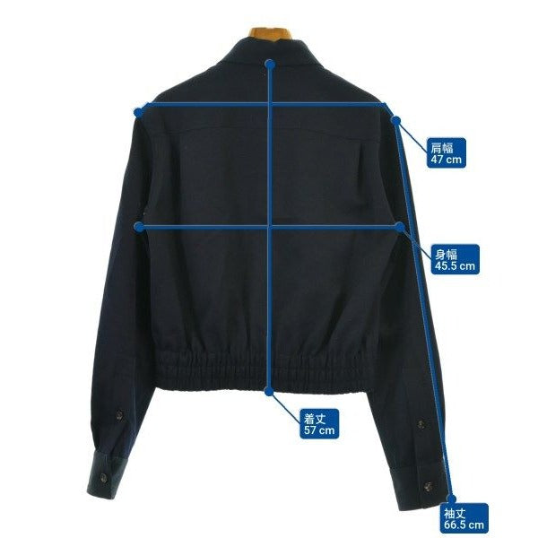 Bottega Veneta Jacket Wool Blue Navy — view 7