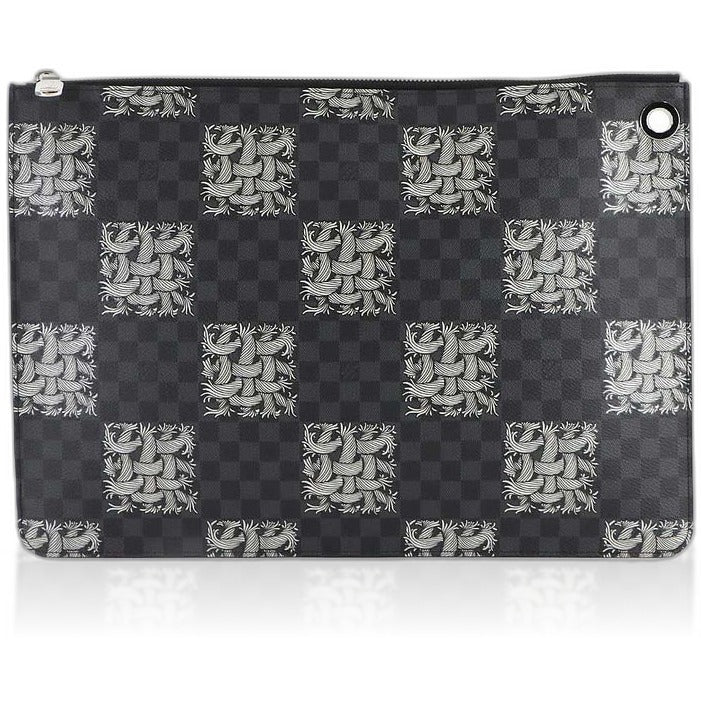 Louis Vuitton Damier Graphite Christopher Nemes Pochette Jour Clutch