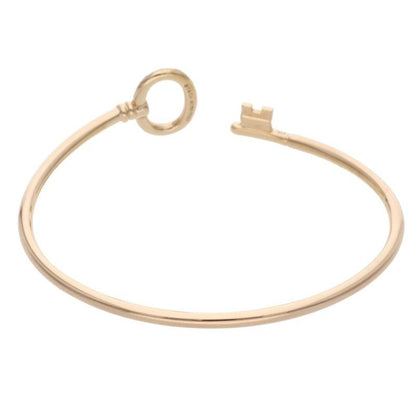 Tiffany & Co Key Wire 18K Pink Gold Diamond Bangle Men's