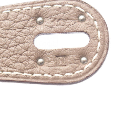 Hermes Shoulder Bag Lindy 30 Etoupe Leather — view 5