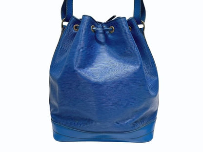 Louis Vuitton Shoulder Bag Epi Noe Blue Gold — view 3