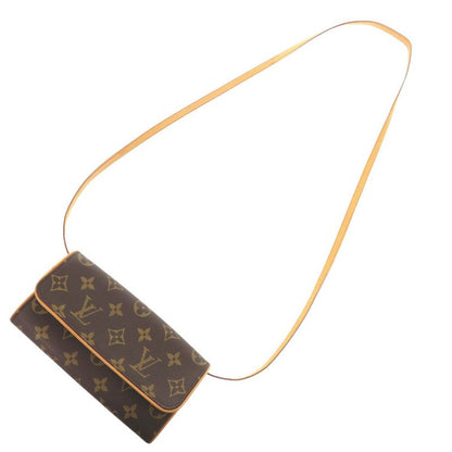 Louis Vuitton Pochette Twin PM Monogram M51854 Shoulder Bag LV 0981 Louis