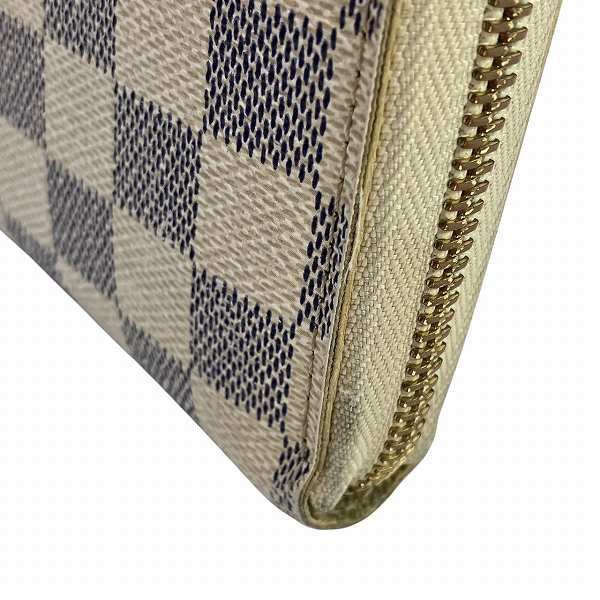 Louis Vuitton Damier Azure Zippy Wallet N60019 Round Zipper Long Wallet Unisex