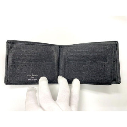 Louis Vuitton Taiga Portefeuille Florine Ardoise Compact Wallet Folded — view 8