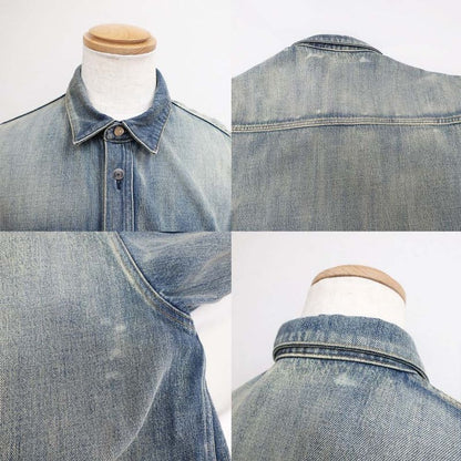 Dior Denim Jacket Shirt 113d585by994 Blue - Size 43 Cotton Apparel