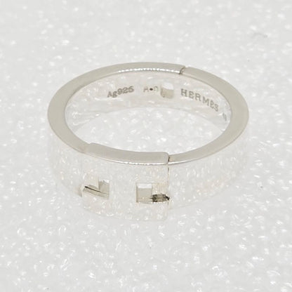 Hermes New Hercules Ring 49 Approx Size 9 Engraved A And D H Logo Star Ring