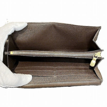 Louis Vuitton Damier Portefeuille Sarah N61734 Long Wallet Bifold Wallet Unisex