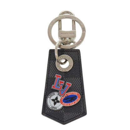 Louis Vuitton Porte Cles Enchappe LV League Damier Graphite Canvas Key