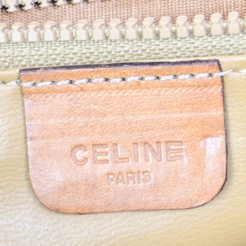 Celine Macadam Second Bag Clutch Bag Beige 01bs111