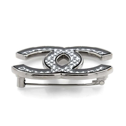 Chanel Brooch Metal Coco Mark Clover Pattern A24S 14.6g Accessories Box Bag