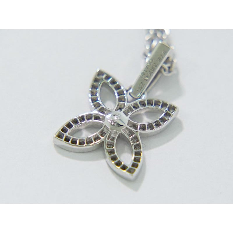 Louis Vuitton Pendentif Crackant 750 WG Necklace White Gold Viton — view 5