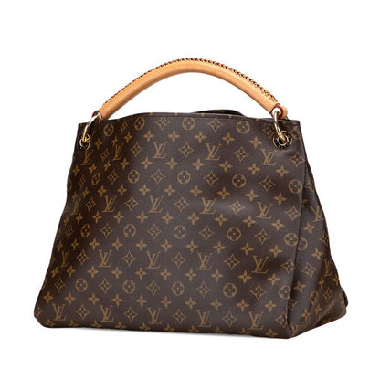 Louis Vuitton Monogram Artsy MM Tote Bag Shoulder Bag M40249 Brown PVC Leather