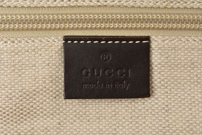 Gucci Tote Shoulder Bag Gucci Coated Canvas GG Dar Cles Red Sherry 308928