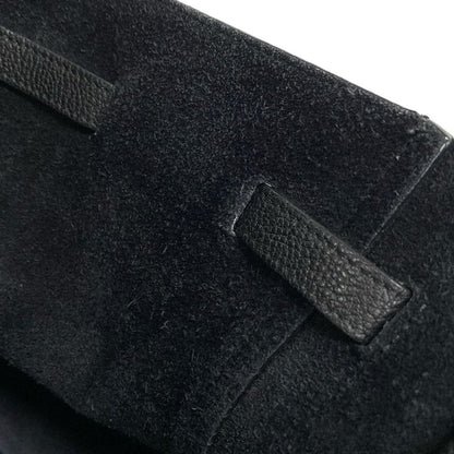 Celine Tote Bag Cabas Phantom Small With Belt Black Leather