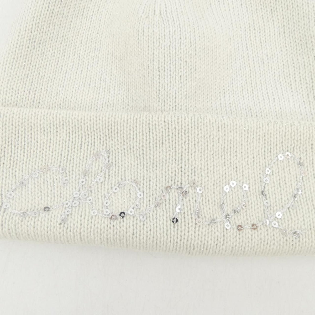 Chanel Knit Cap Cashmere White — view 4