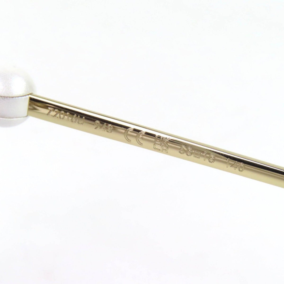 Louis Vuitton 948 Lvpearl Sunglasses Eyewear Gold — view 9