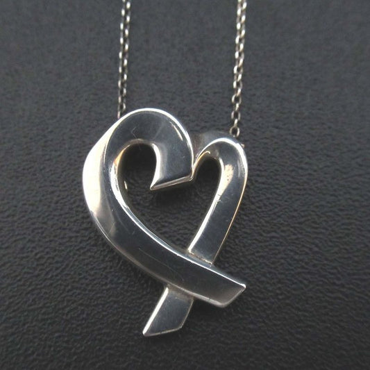 Tiffany & Co Paloma Picasso Loving Heart Necklace Pendant 925sv
