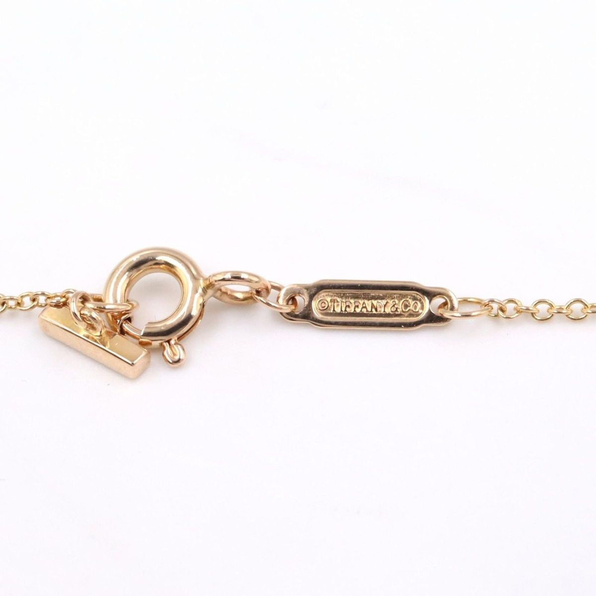 Tiffany & Co Necklace T Smile Small 41.5 18k Pink Gold — view 3