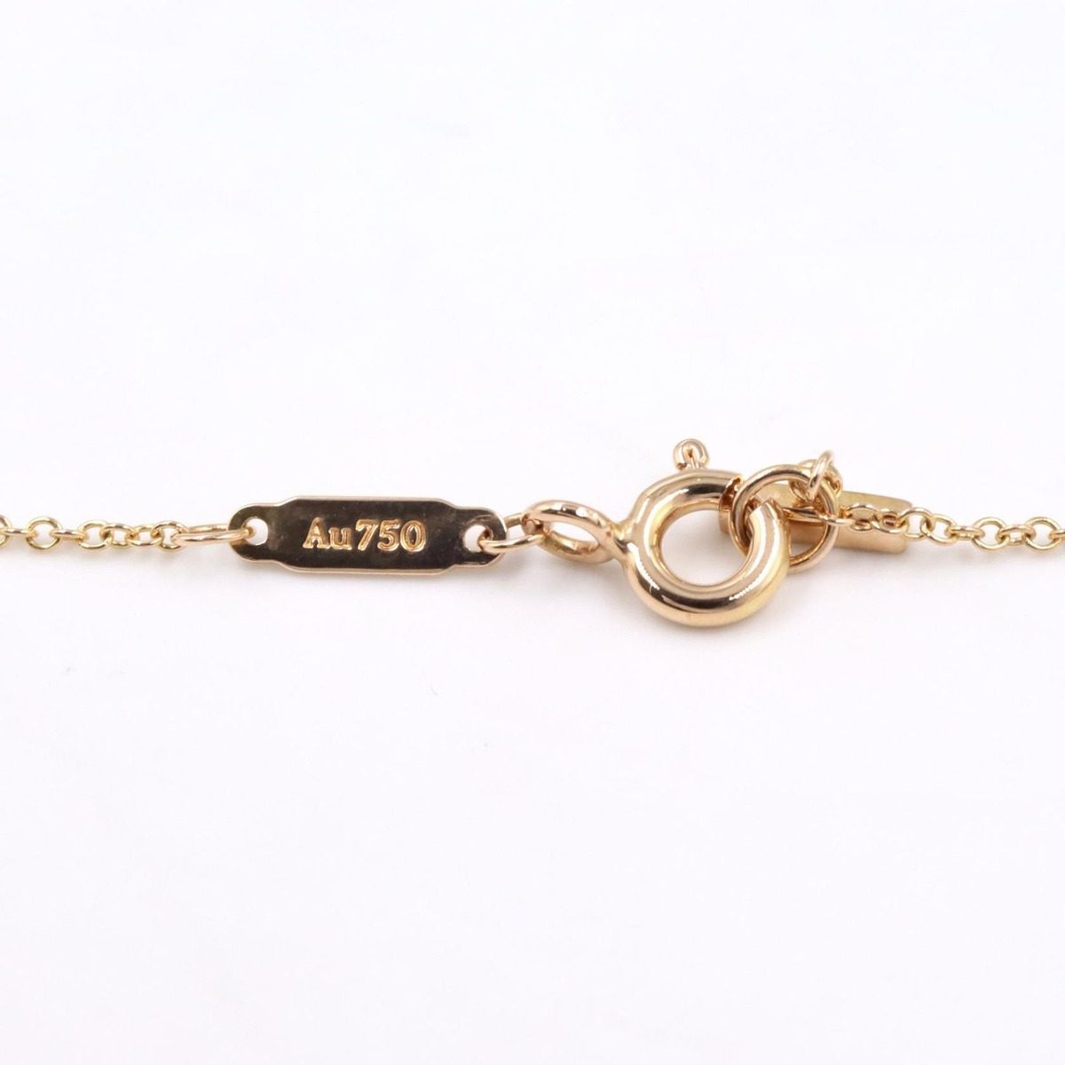 Tiffany & Co Necklace T Smile Small 41.5 18k Pink Gold — view 4