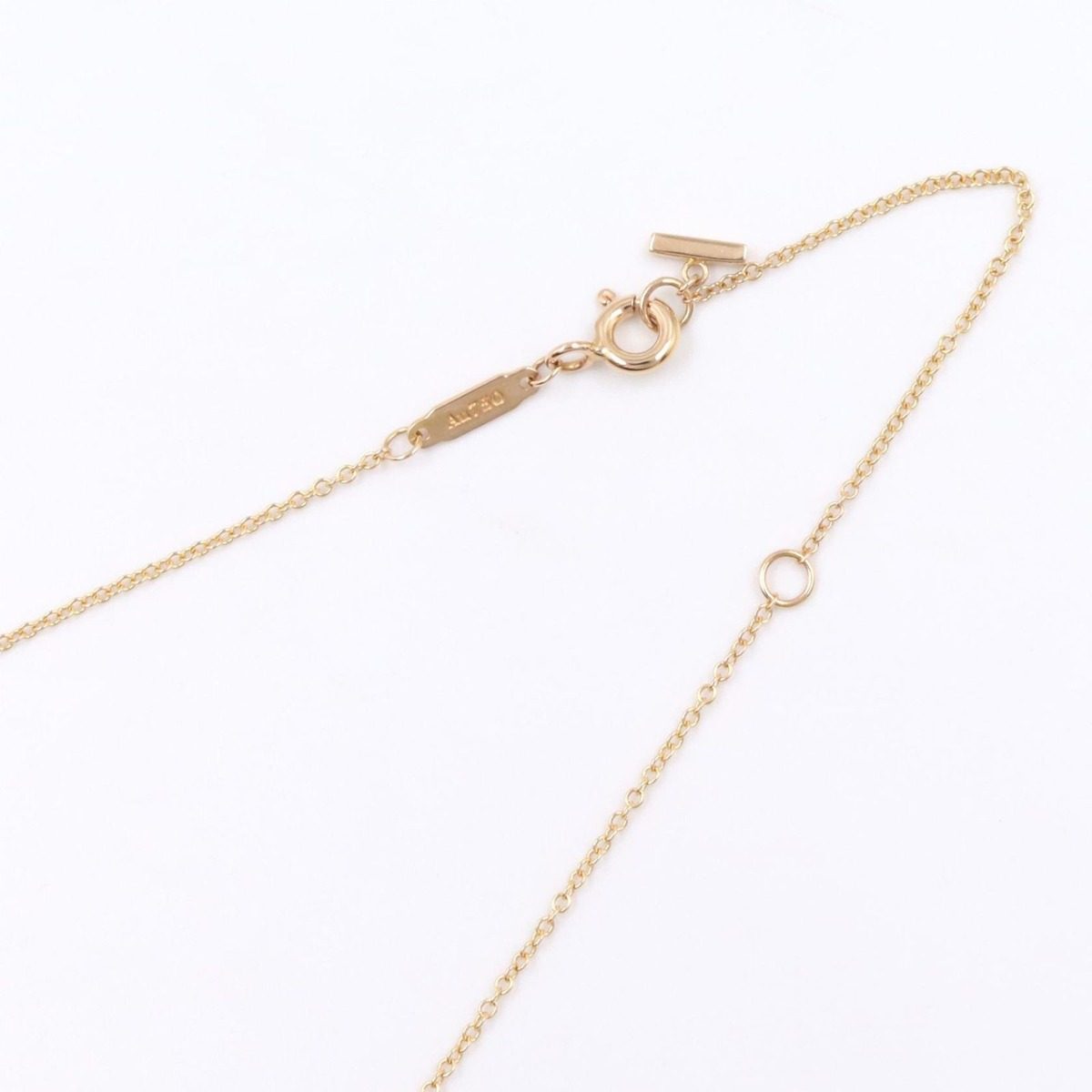 Tiffany & Co Necklace T Smile Small 41.5 18k Pink Gold — view 5