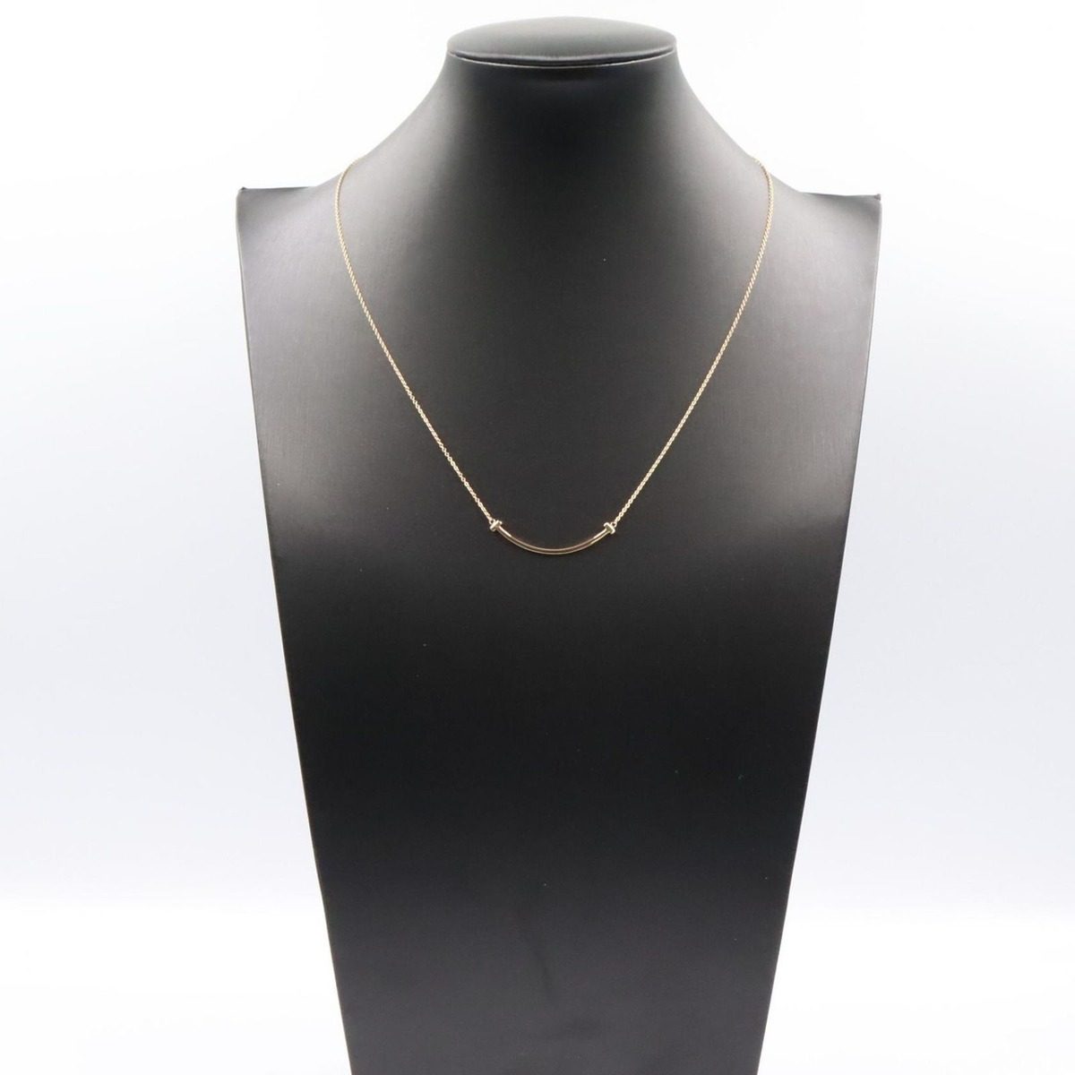 Tiffany & Co Necklace T Smile Small 41.5 18k Pink Gold — view 6