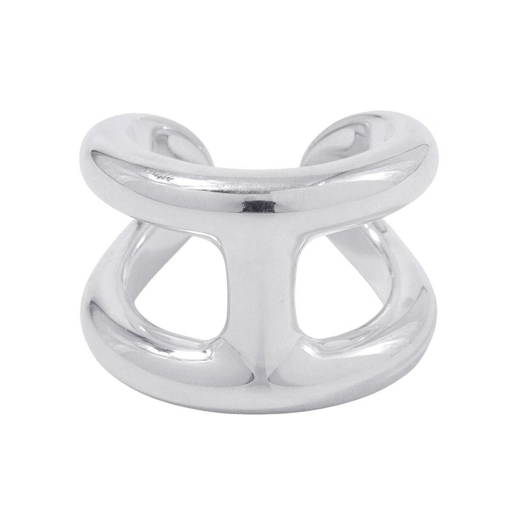 Hermes Ring Osmose GM Silver 53