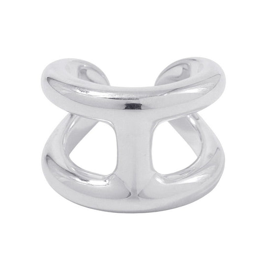 Hermes Ring Osmose GM Silver 53