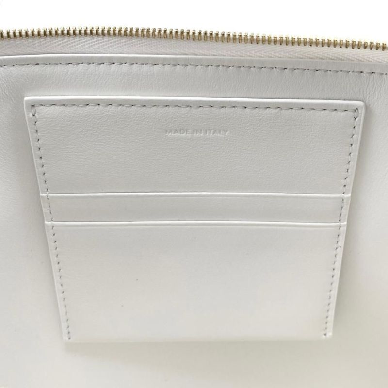 Celine Clutch Bag Telepathy Love Leather Logo Mouth Eye Red White Gold Hardware