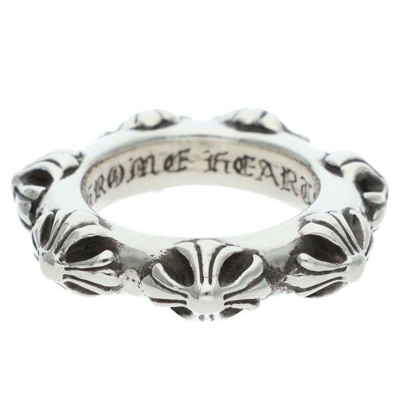 Chrome Hearts Cross Band Silver Ring