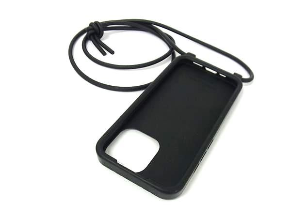 Bottega Veneta Intrecciato Rubber Iphone 14 Pro Phone Case In Black Fm4108