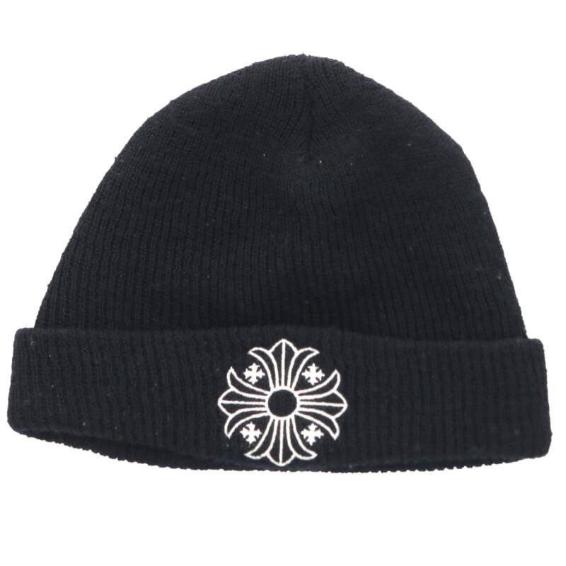 Chrome Hearts Wool Watch Cap CH Plus Embroidery Beanie Knit Hat