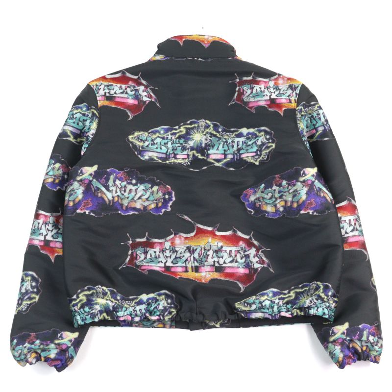 Louis Vuitton 22AW Hnb22w LV Graffiti Embellished Stand Collar Blouson Jacket