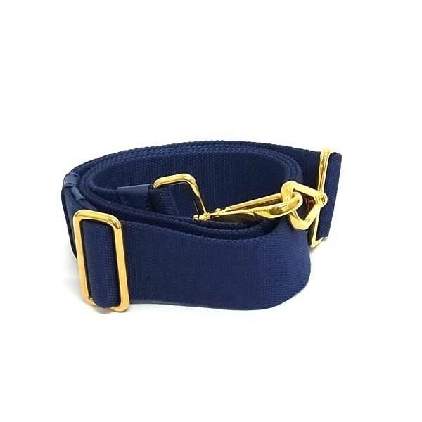 Prada Canvas Bag Shoulder Strap Crossbody Navy