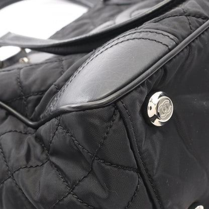 Chanel Tote Paris New York Klein Black Nylon Leather — view 7