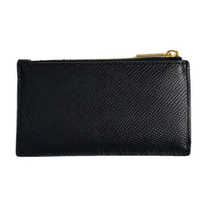 Celine Card Case Compact Zipped Card Holder Black Fragment Case
