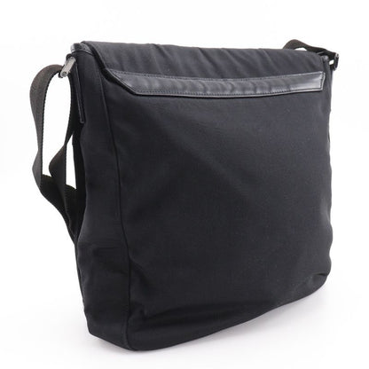 Gucci 141194 Nylon Canvas Black Unisex Shoulder Bag